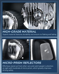 Nilight headlight cutaway reveals silicone seal for weather resistance.