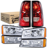 Nilight headlight for Silverado 2003-2006 front-left with enhanced night visibility