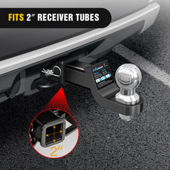 Nilight heavy-duty design rated to 7,500 lbs gross trailer weight.