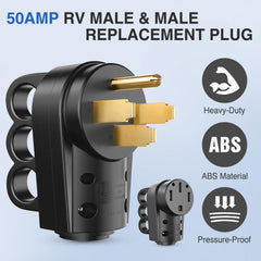 Nilight heavy-duty ABS housing protects components in outdoor RV setups.