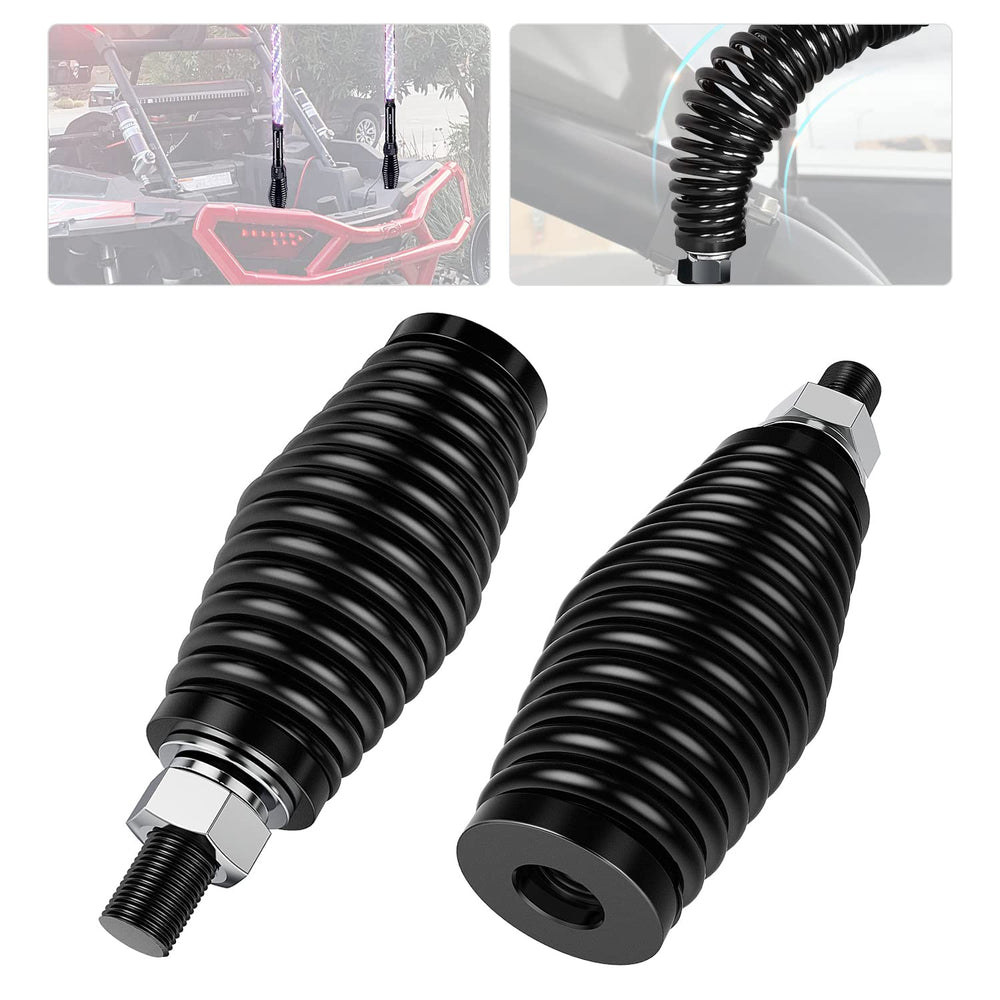 Nilight heavy-duty barrel spring base assembly for secure whip lights on rugged off-road machines.
