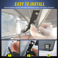 Nilight heavy duty steel construction ensures durability under rugged use.