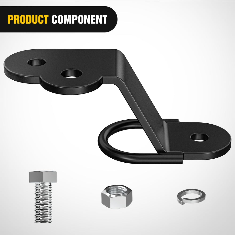 Nilight durable black powder coat finish resists rust in rugged environments.