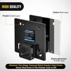 Nilight mounting hardware included for simple bolt-on installation.