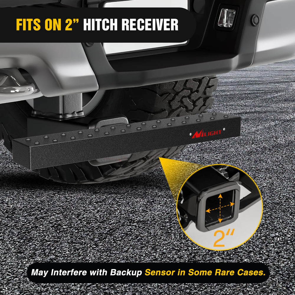 Nilight hitch step includes 5/8-inch pin clip for quick installation