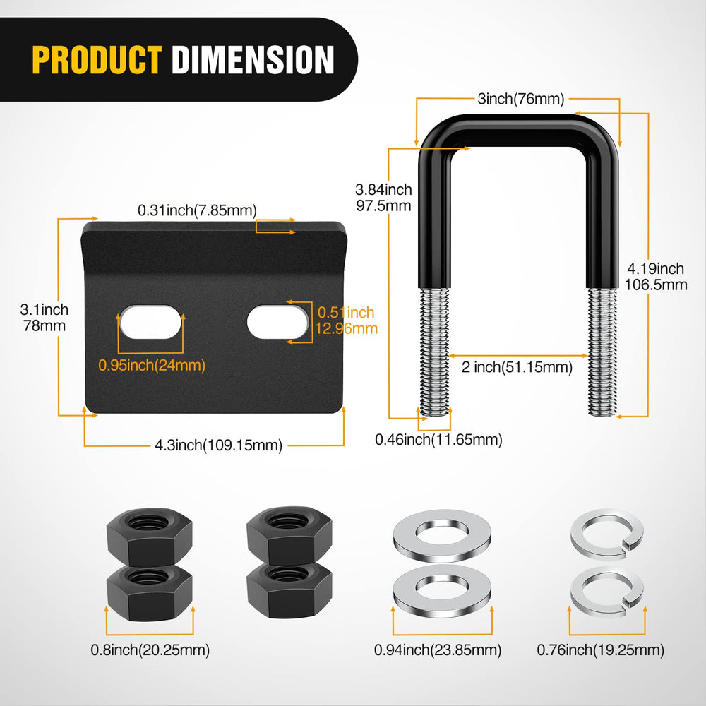 Nilight hitch tightener anti-rattle keeps connections quiet and secure on the road