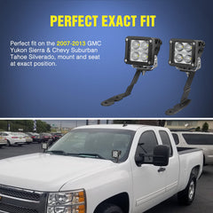Nilight installation maintains hood clearance without blocking wipers.