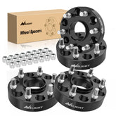 Nilight hubcentric spacer 6x5.5 front view shows wider stance and clearance