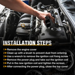 Nilight UF651 coils undergoing durability check for reliable ignition performance