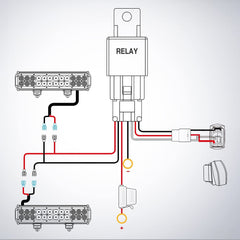 Nilight included mounting kit for a tidy, secure install