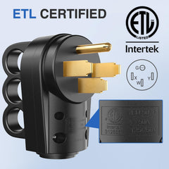 Nilight inner strain relief clip securing the RV cord