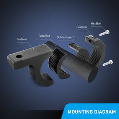 Nilight kit includes brackets and wiring for quick installation