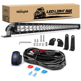Nilight 31-inch LED light bar front view enhances off-road visibility