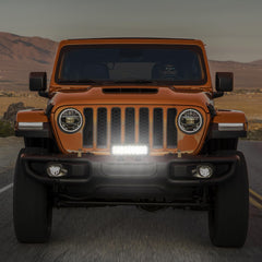 Nilight 9-inch LED light bar includes mounting brackets for quick installation