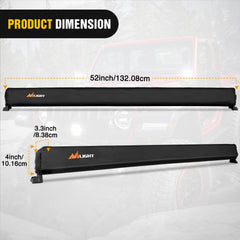Nilight universal-fit cover wrapped around curved light bars