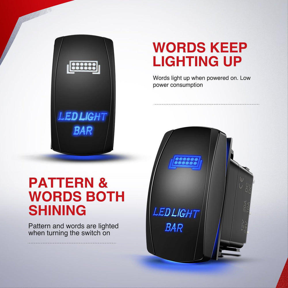 Nilight LED light bar installation example in a rugged setup
