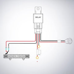 Nilight mounting bracket kit attached to a tubular frame for secure installation