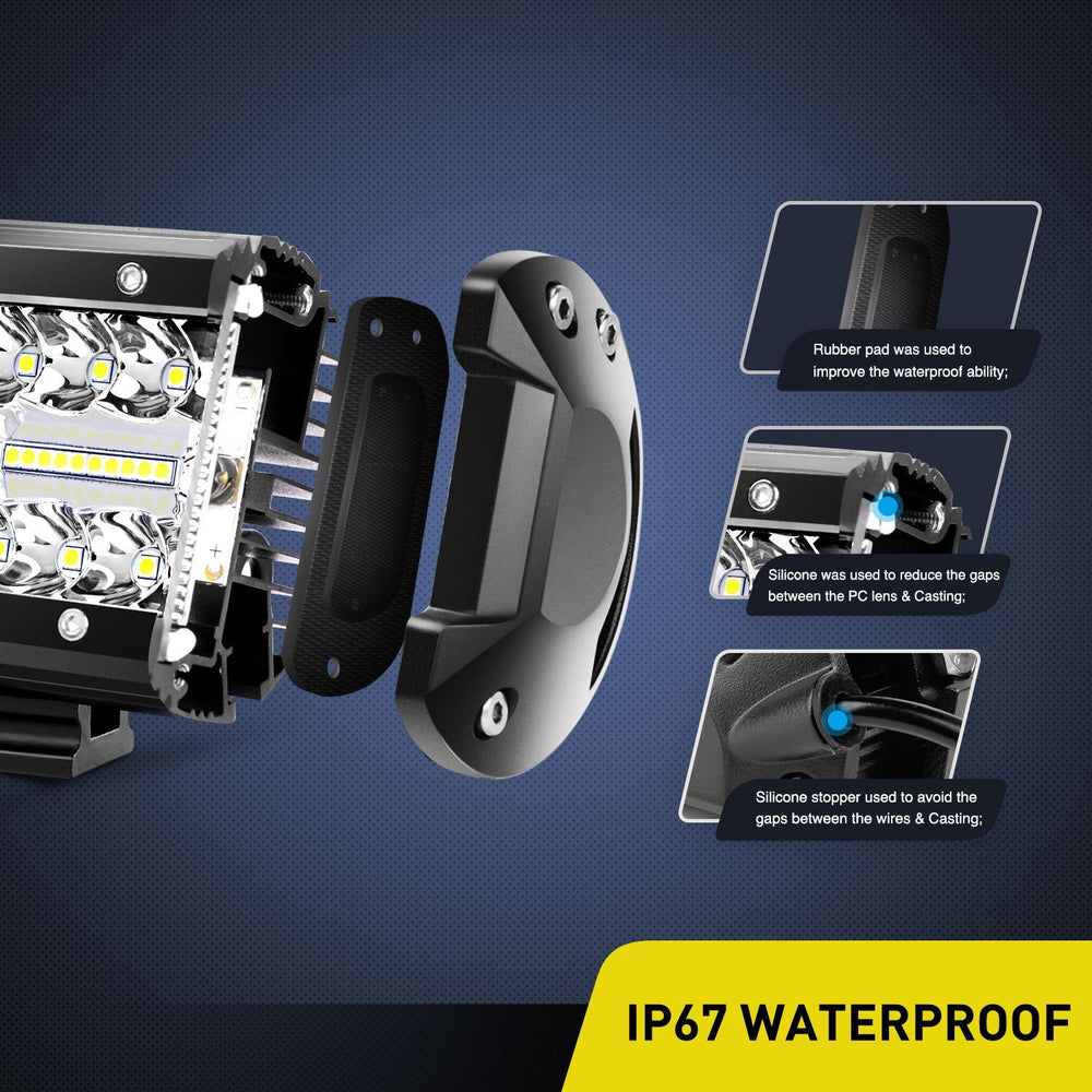 Nilight LED Light Pods 4-inch universal-fit design for many vehicles