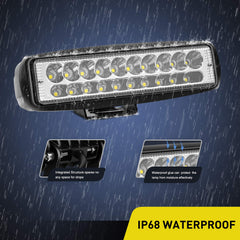 Nilight LED pod 60W pair ready for off-road adventures.