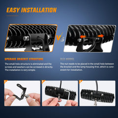 Nilight LED Pods 12-24V off-road compatibility for trucks, UTVs, and boats.