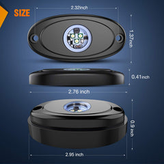 Nilight wheel well light pod with rugged, scratch-resistant finish.