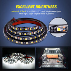 Nilight adhesive-backed strip delivers secure mounting in tight spaces.