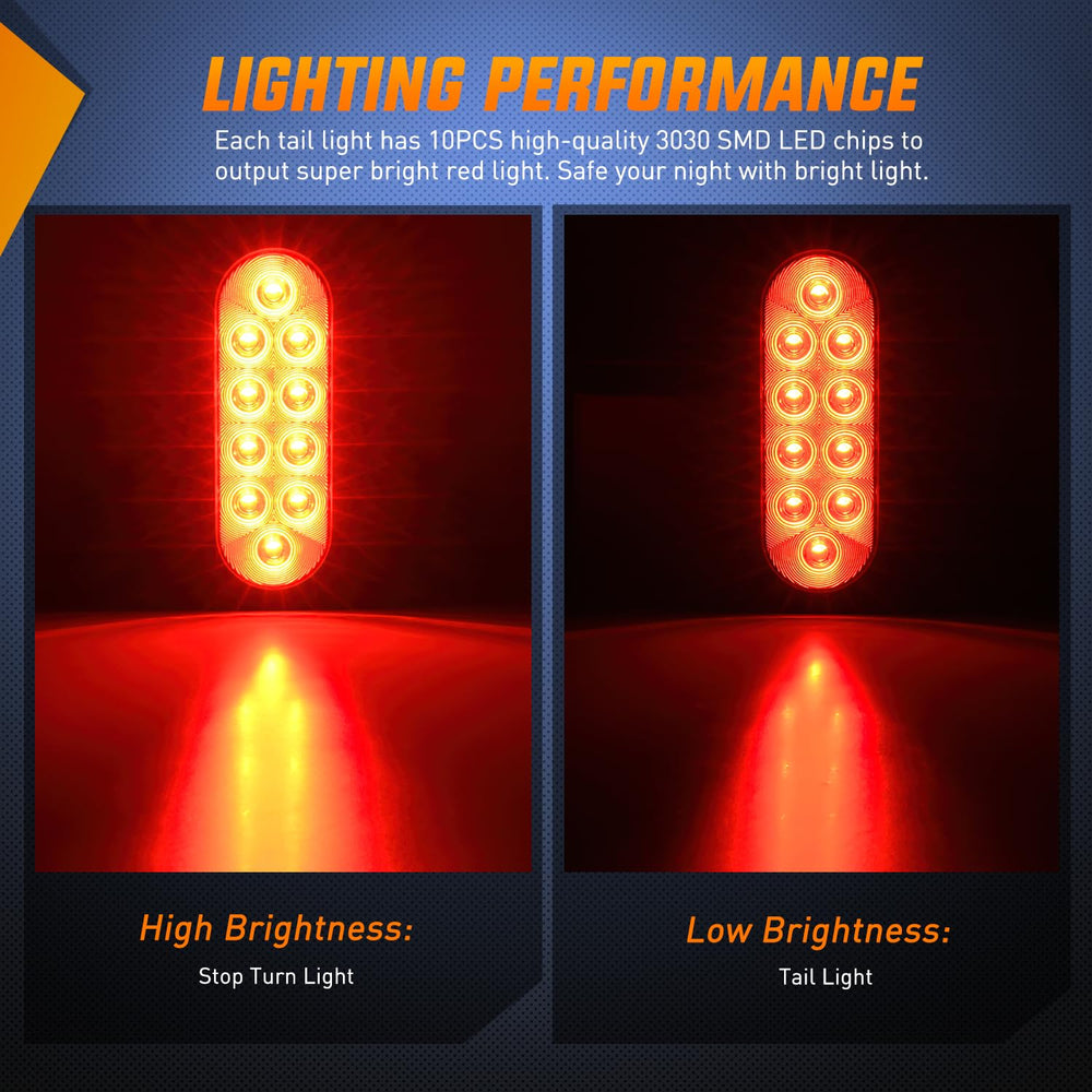 Nilight 9-LED ID bar for bright trailer identification.