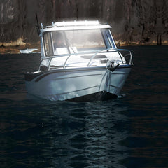 Nilight 52 inch light bar installation shown with 360 degree adjustment