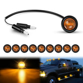 Nilight round amber marker light 10-pack for trailer visibility.