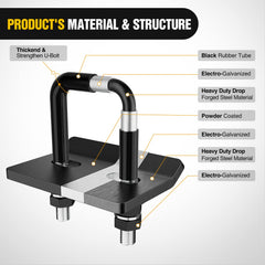 Nilight matte black finish provides a sleek look with protective wear resistance