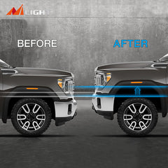 Nilight measurement from ground to fender guides correct height after lift