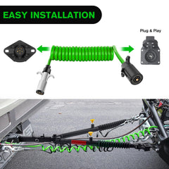 Nilight mounting bracket included for fast RV or trailer installation.