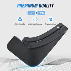Nilight mud flaps easy to clean and maintain for Santa Fe
