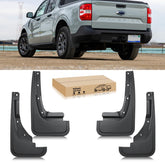 Nilight mud flaps front set assembly: precise Maverick fit with no-drill installation