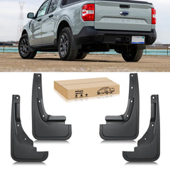 Nilight mud flaps front set assembly: precise Maverick fit with no-drill installation
