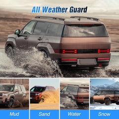 Nilight mud flaps PP+TPO durability against weather and wear