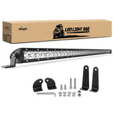 Nilight NI04-200W 41 inch light bar front view for rugged off-road visibility.