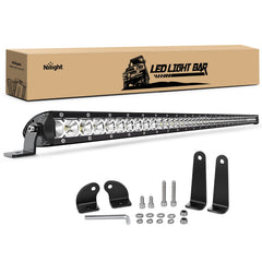 Nilight NI04-200W 41 inch light bar front view for rugged off-road visibility.