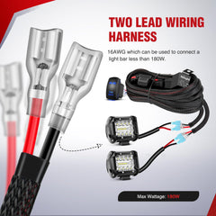 Nilight off-road light bar install simplifies wiring with a clean, secure path.