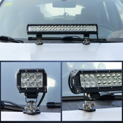 Nilight mounts fit lights up to 8mm thick on many vehicles.