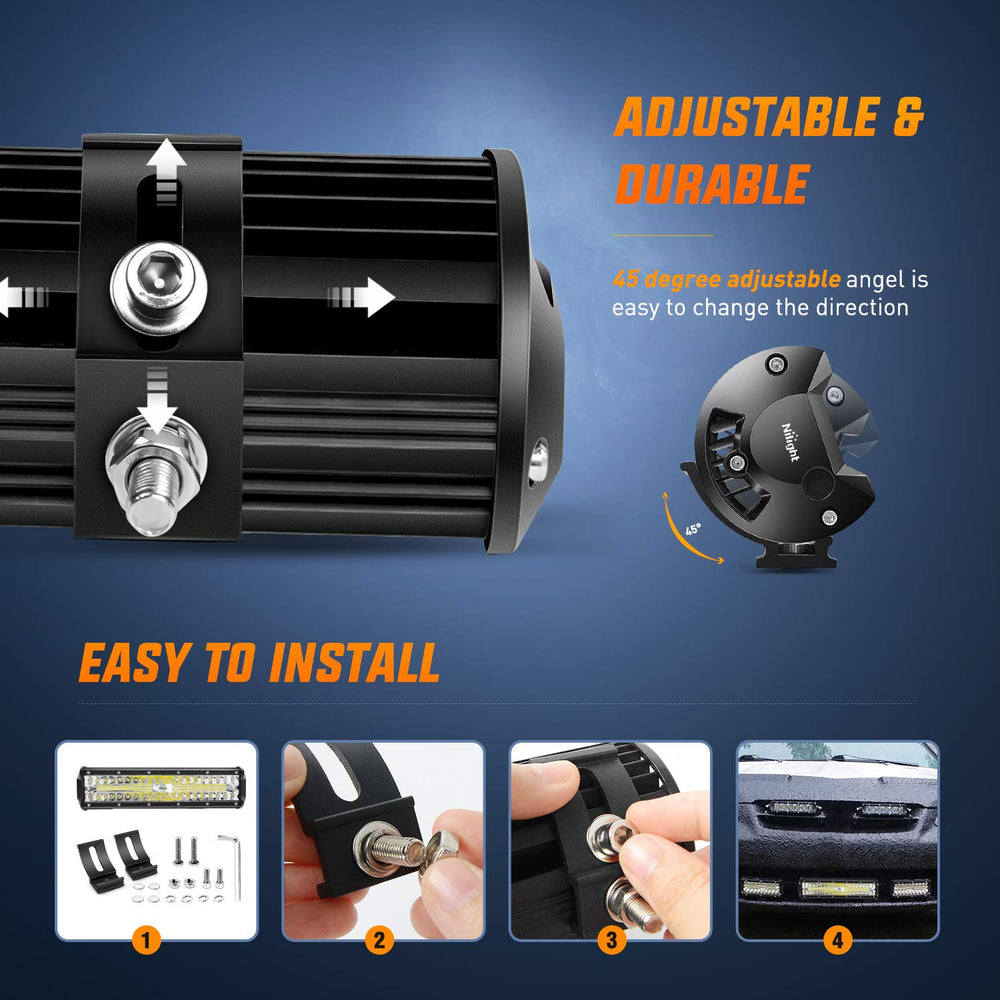 Nilight off-road night driving ambience with reliable illumination.