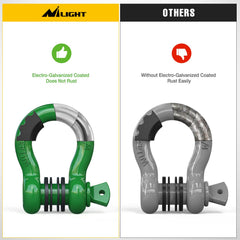 Nilight off-road recovery setup suitable for ATVs, UTVs, trucks, and SUVs.
