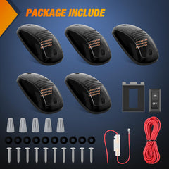 Nilight five-light pack with smoked amber marker lights.