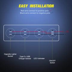 Nilight panel supports horizontal or vertical mounting in any vehicle