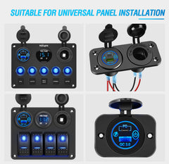 Nilight touch switch helps prevent unnecessary battery drain after engine start.