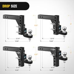 Nilight pin and clip set for quick, secure hitch mounting.