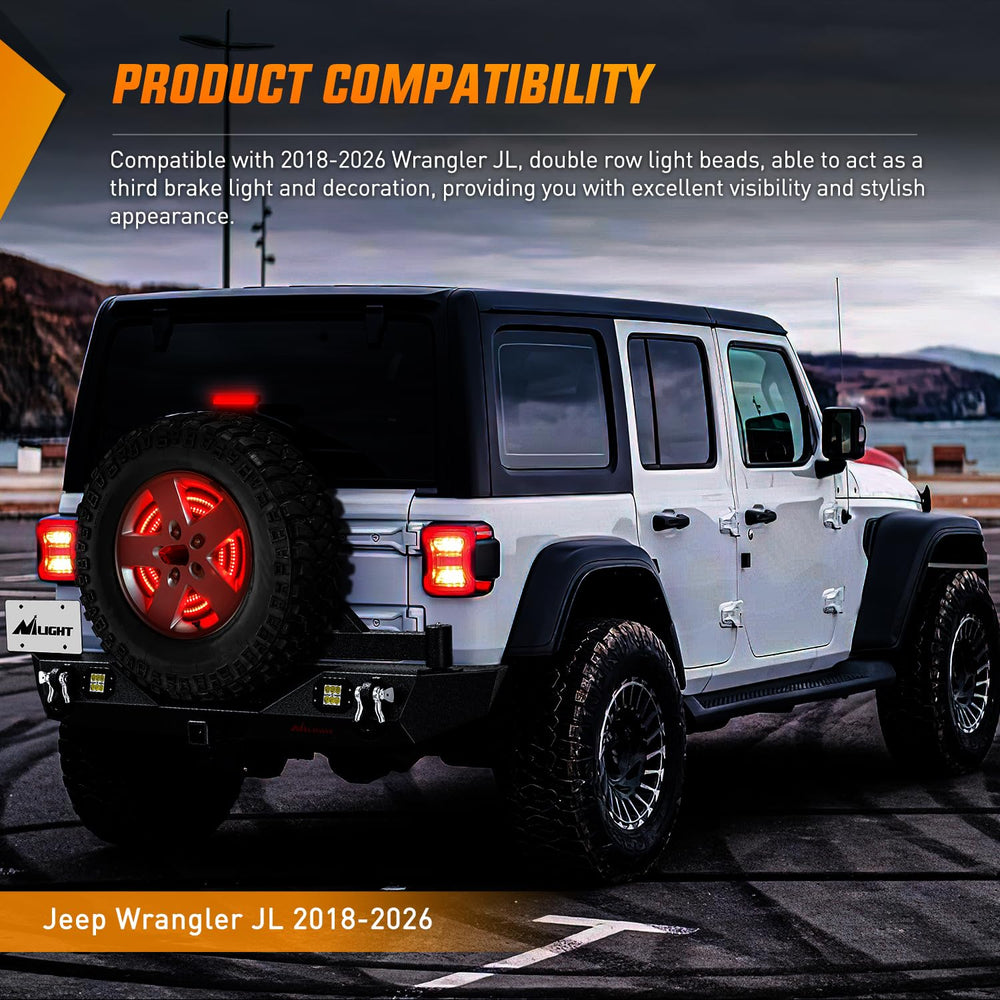 Plug-and-play connector from Nilight enables quick, drill-free installation.