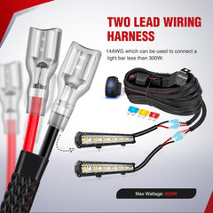 Nilight SPST switch with illumination helps quick finding at night.