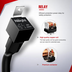 Nilight power relay for reliable circuit switching and protection