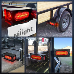 Nilight pre-cut mounting holes simplify installation on trailers.